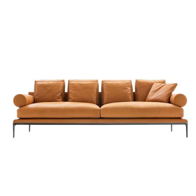 Ital*a Atoll Modern Leather Living Room Sofa