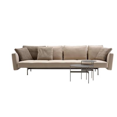 Ital*a Saké Modern Leather Upholstery Contemporary Seating Living Room Sofa